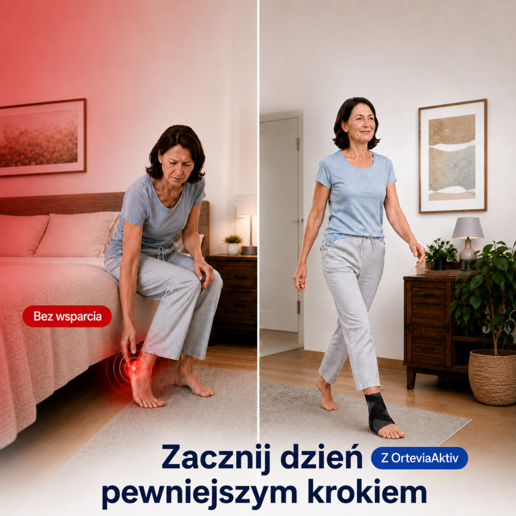 Odciąż stopę przy każdym kroku